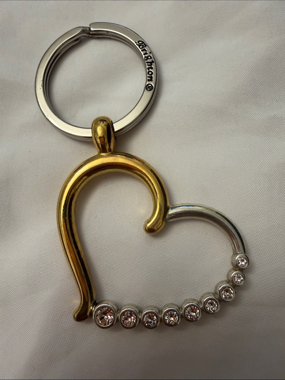 Brighton Sparkle Heart Key Fob